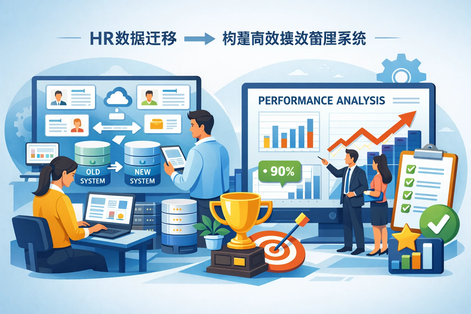 优化HR管理软件与人事系统数据迁移，构建高效绩效管理系统