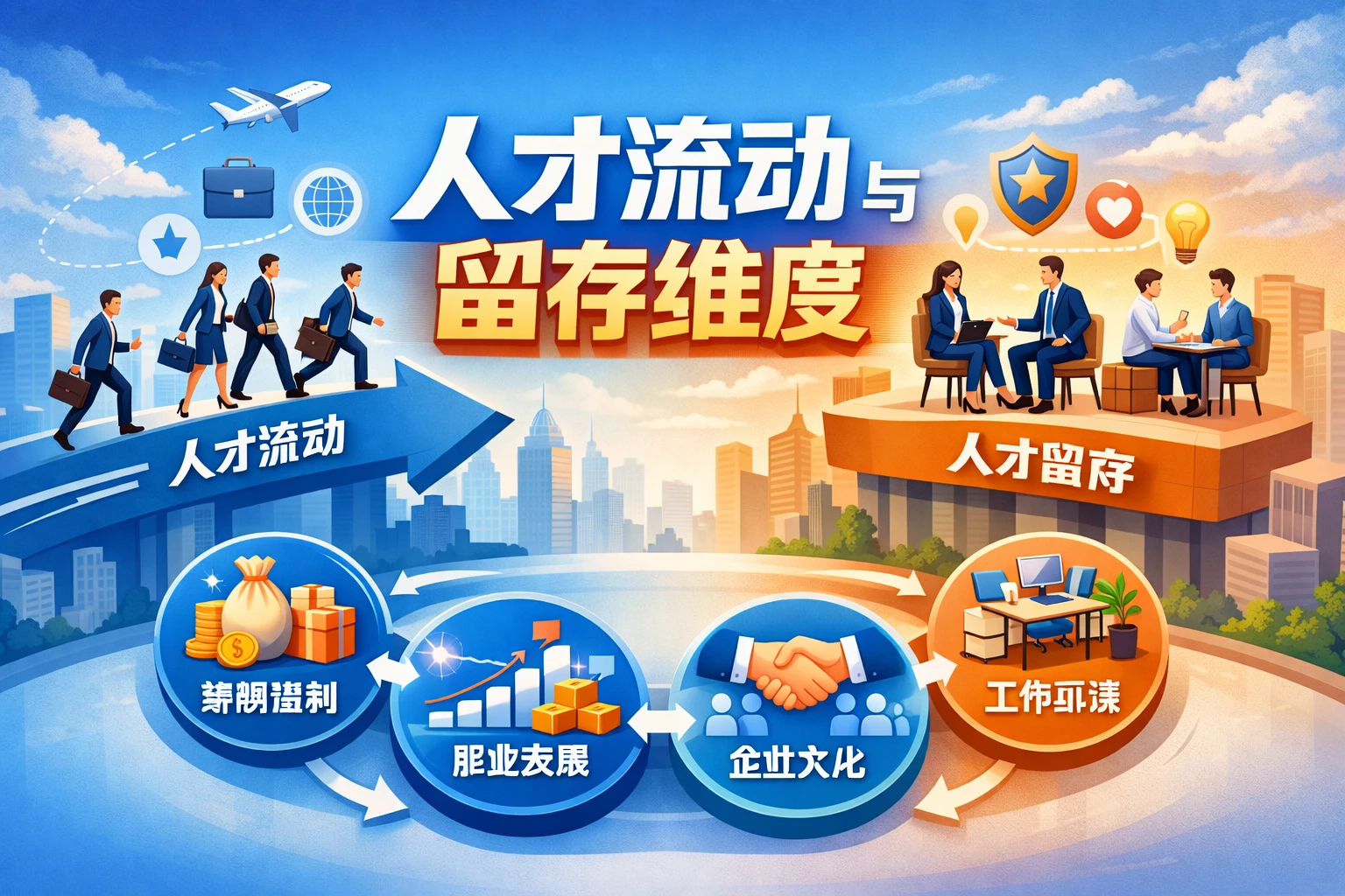 人才流动与留存维度