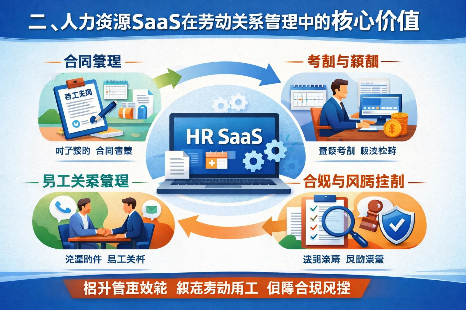 二、人力资源SaaS在劳动关系管理中的核心价值
