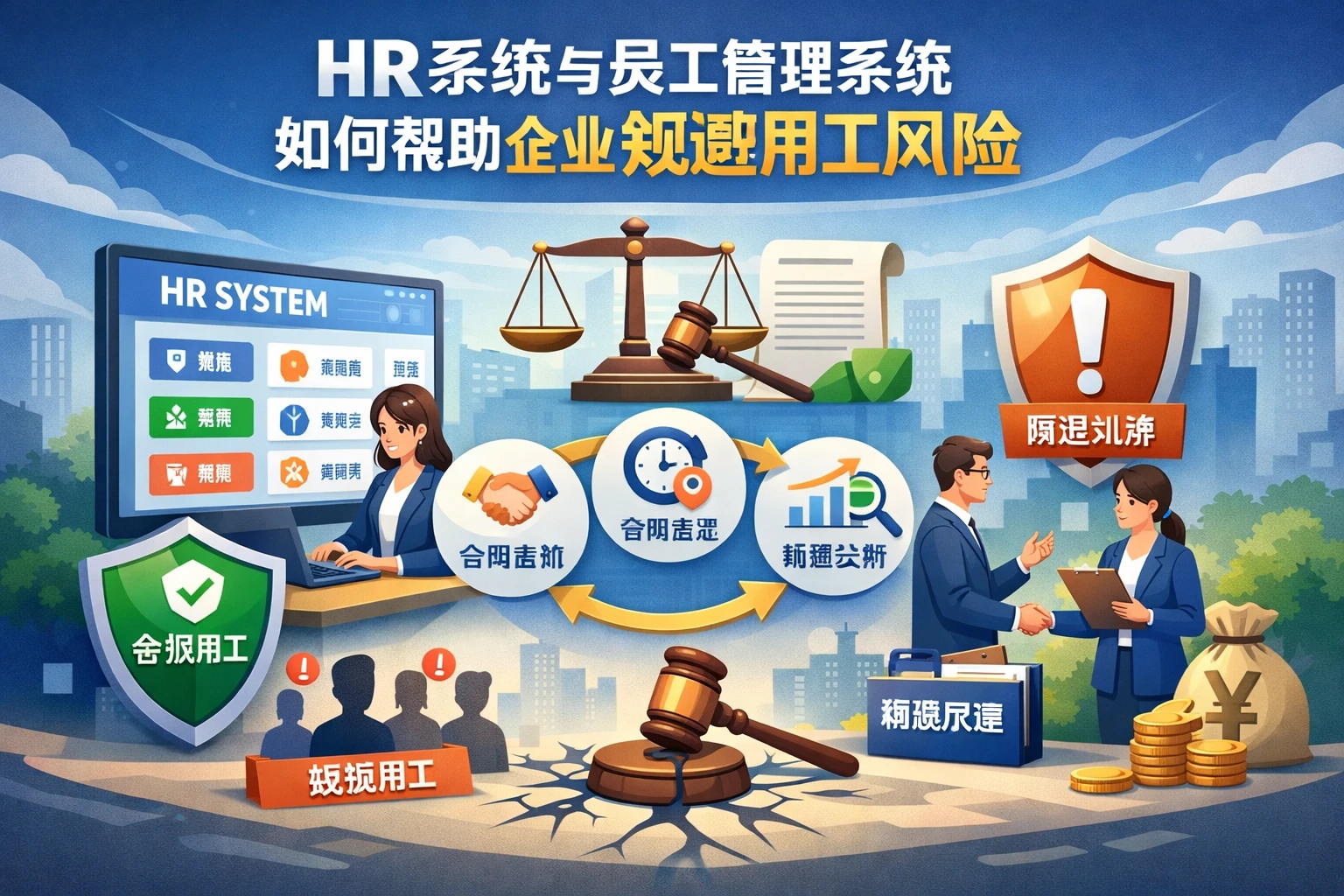 HR系统与员工管理系统如何帮助企业规避用工风险
