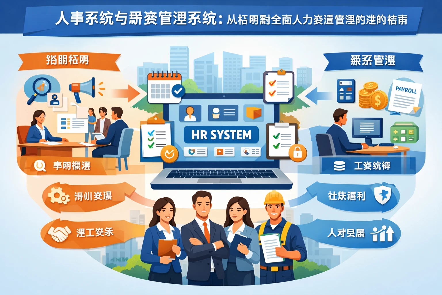 人事系统与薪资管理系统：从招聘到全面人力资源管理的进阶指南