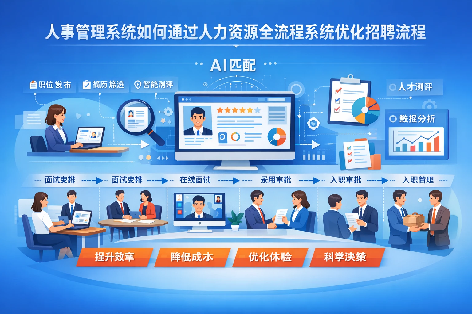 人事管理系统如何通过人力资源全流程系统优化招聘流程