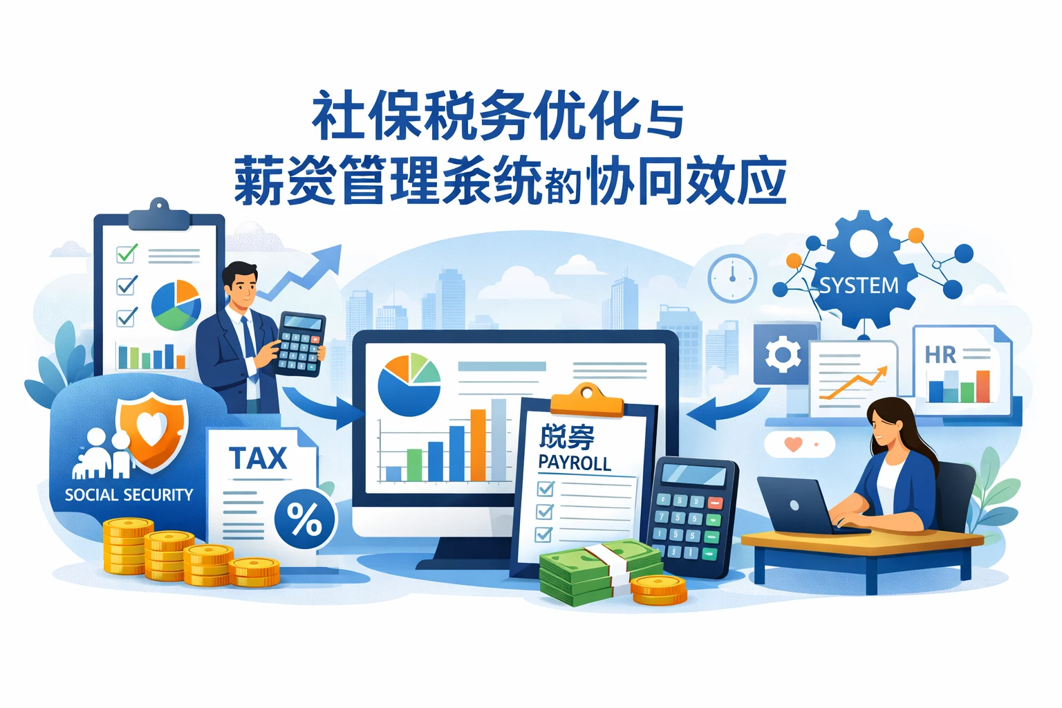 社保税务优化与薪资管理系统的协同效应