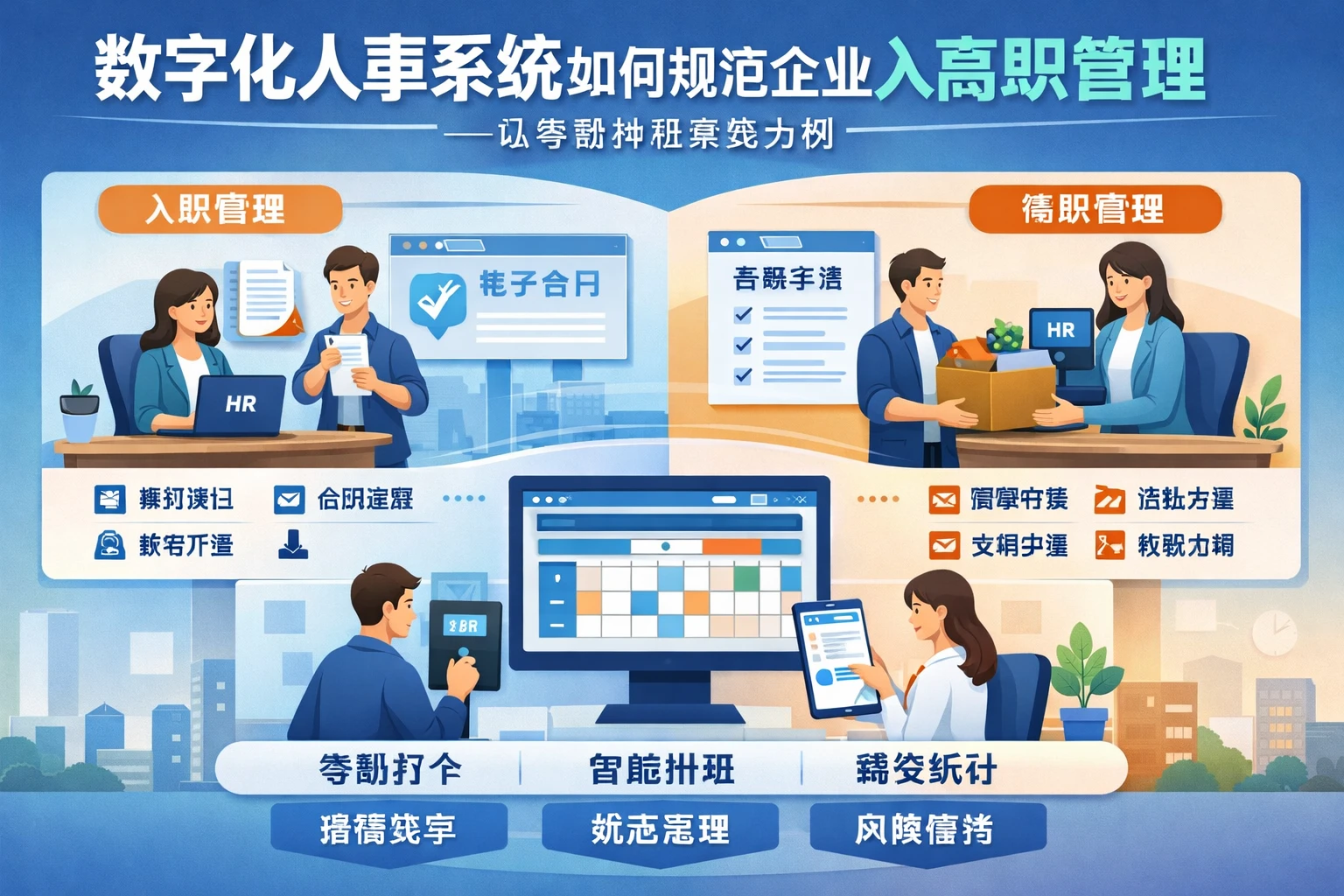 数字化人事系统如何规范企业入离职管理——以考勤排班系统为例