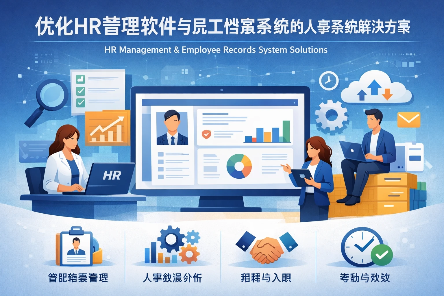 优化HR管理软件与员工档案系统的人事系统解决方案