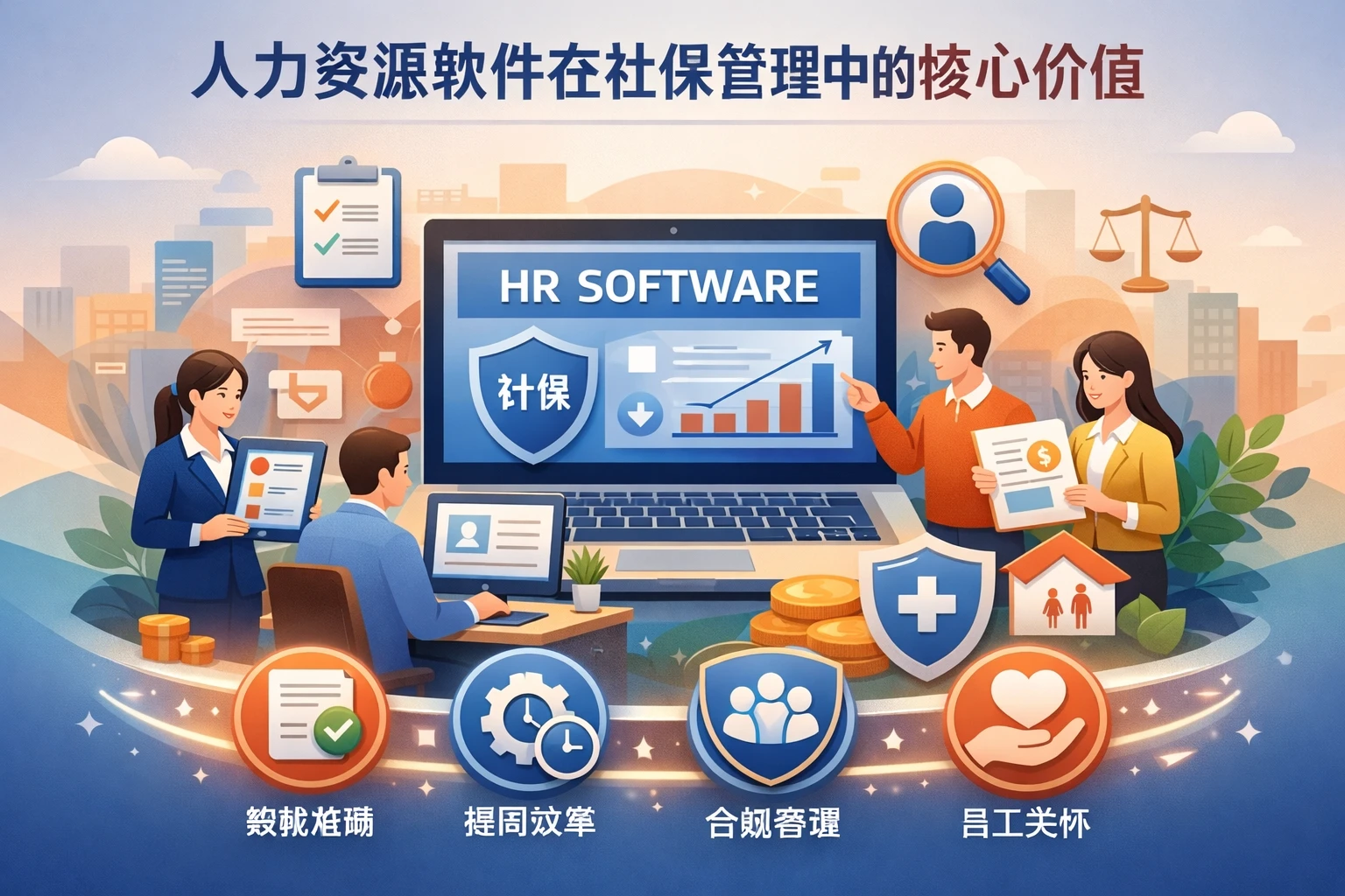 人力资源软件在社保管理中的核心价值