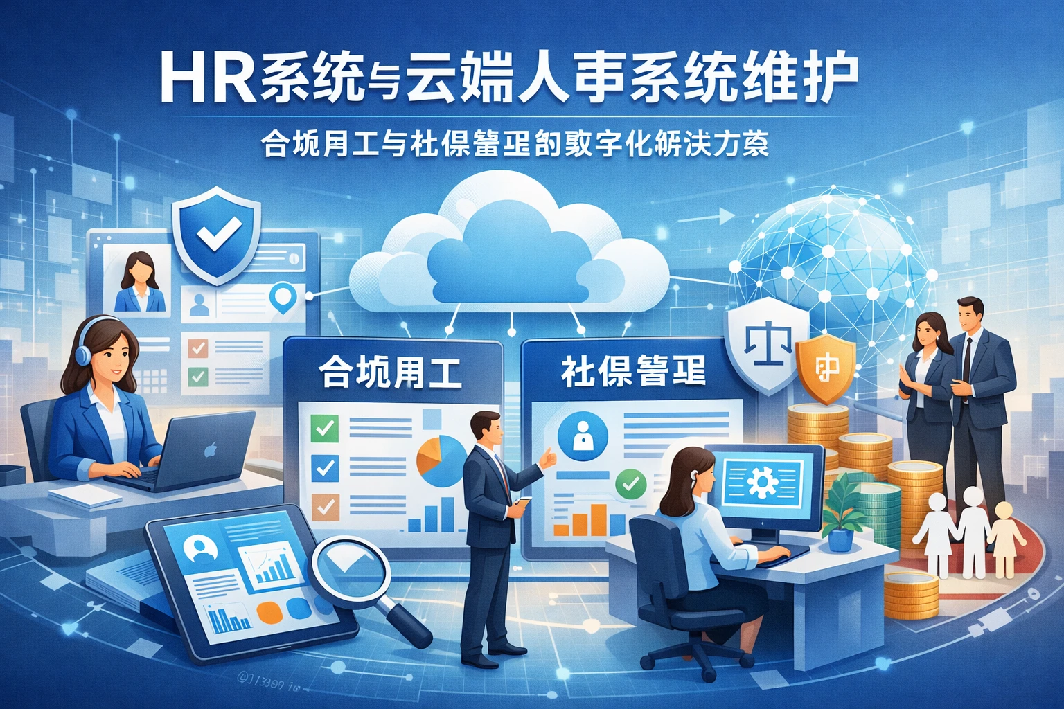 HR系统与云端人事系统维护：合规用工与社保管理的数字化解决方案