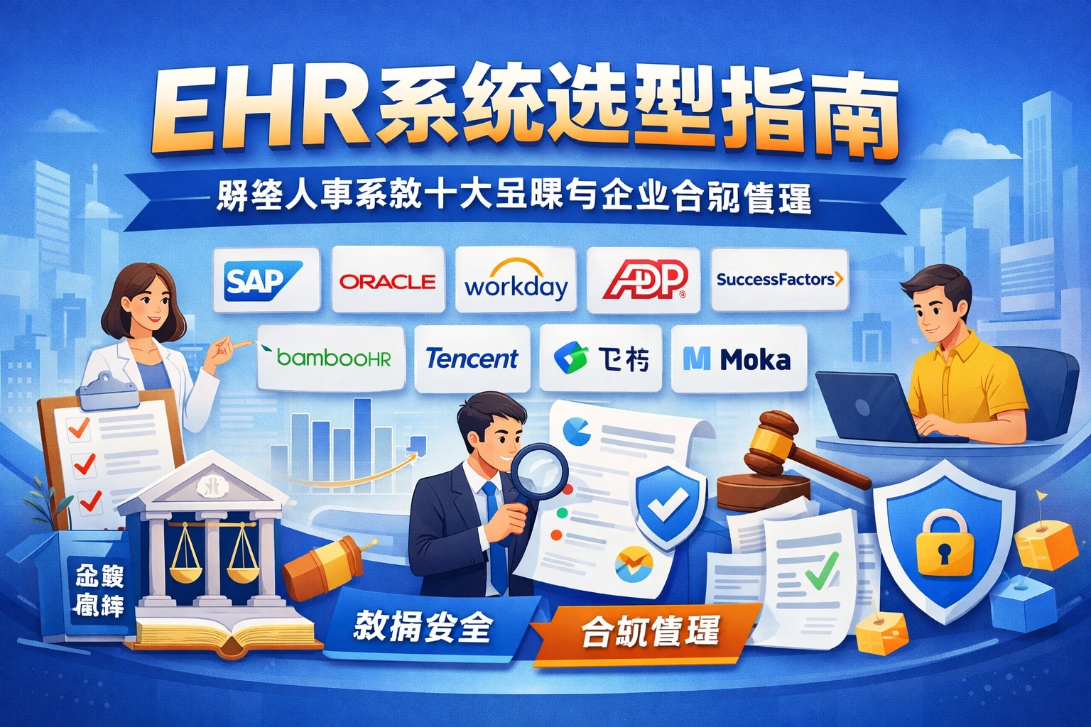 ehr系统选型指南：解读人事系统十大品牌与企业合规管理