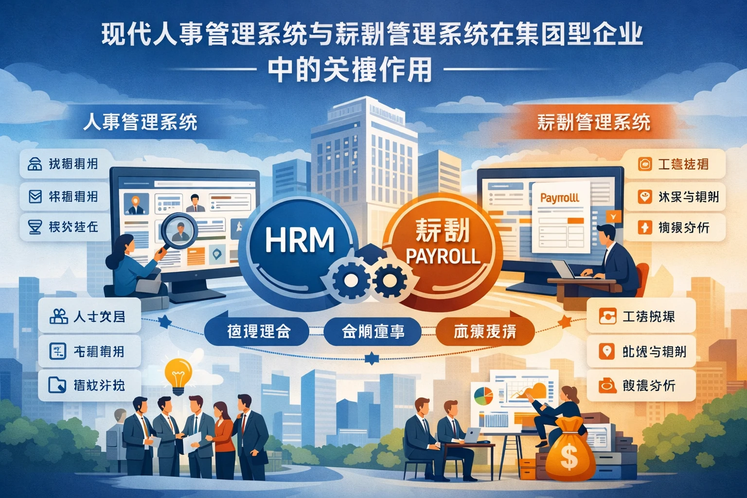 现代人事管理系统与薪酬管理系统在集团型企业中的关键作用
