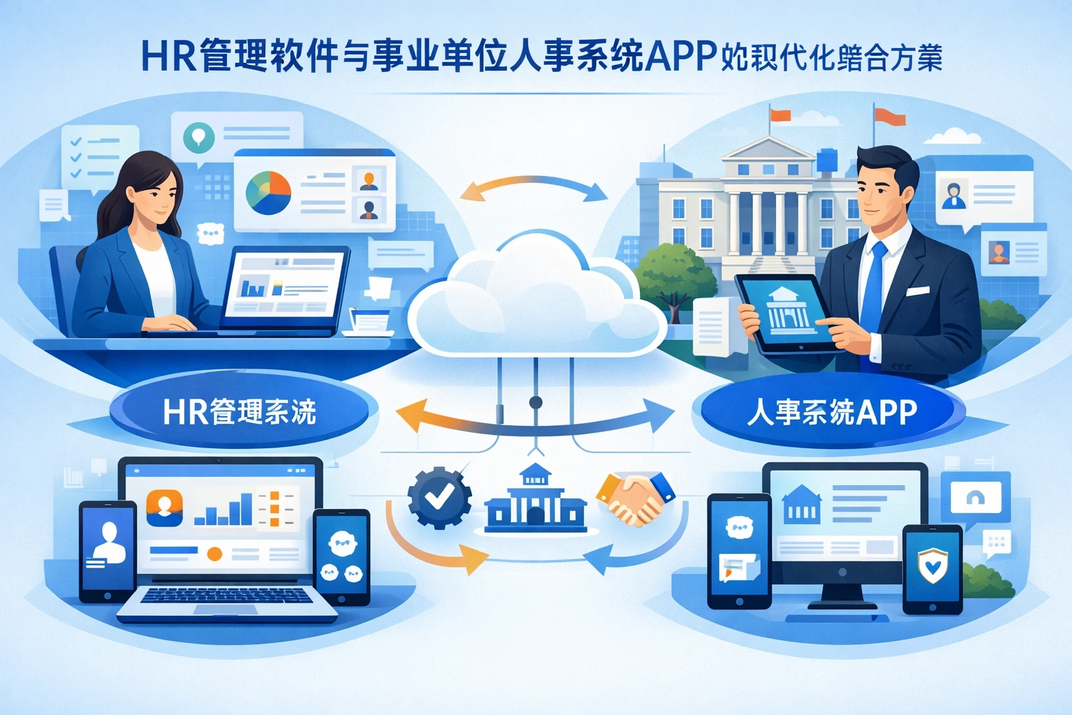 HR管理软件与事业单位人事系统APP的现代化整合方案