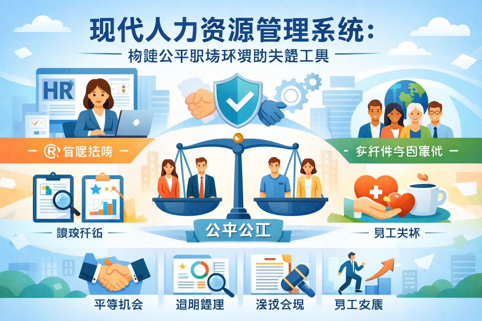 现代人力资源管理系统:构建公平职场环境的关键工具