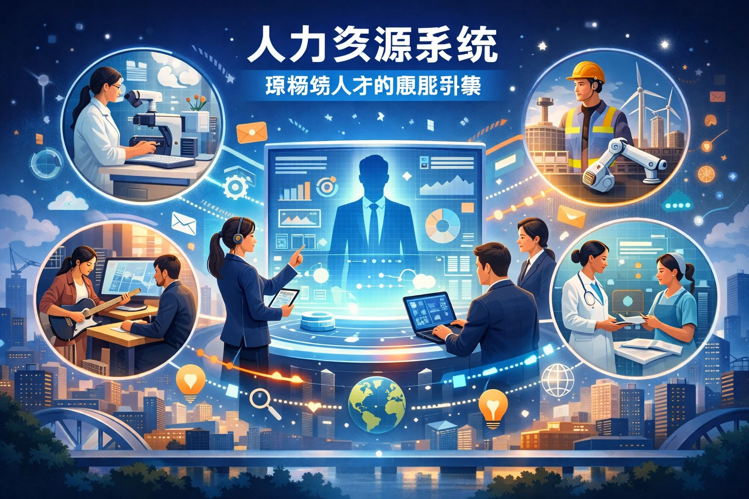 人力资源系统：跨领域人才的赋能引擎