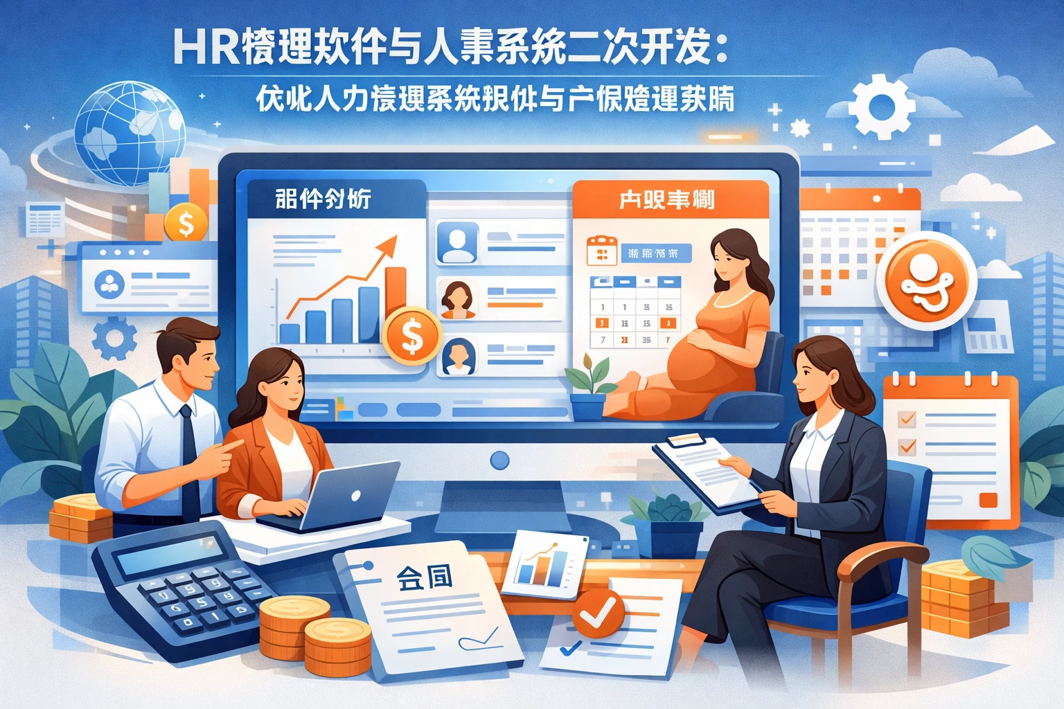 HR管理软件与人事系统二次开发：优化人力资源系统报价与产假管理策略