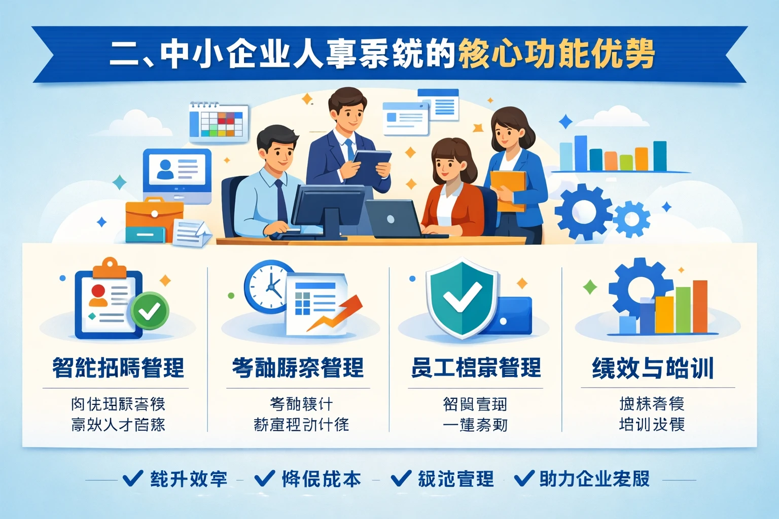 二、中小企业人事系统的核心功能优势