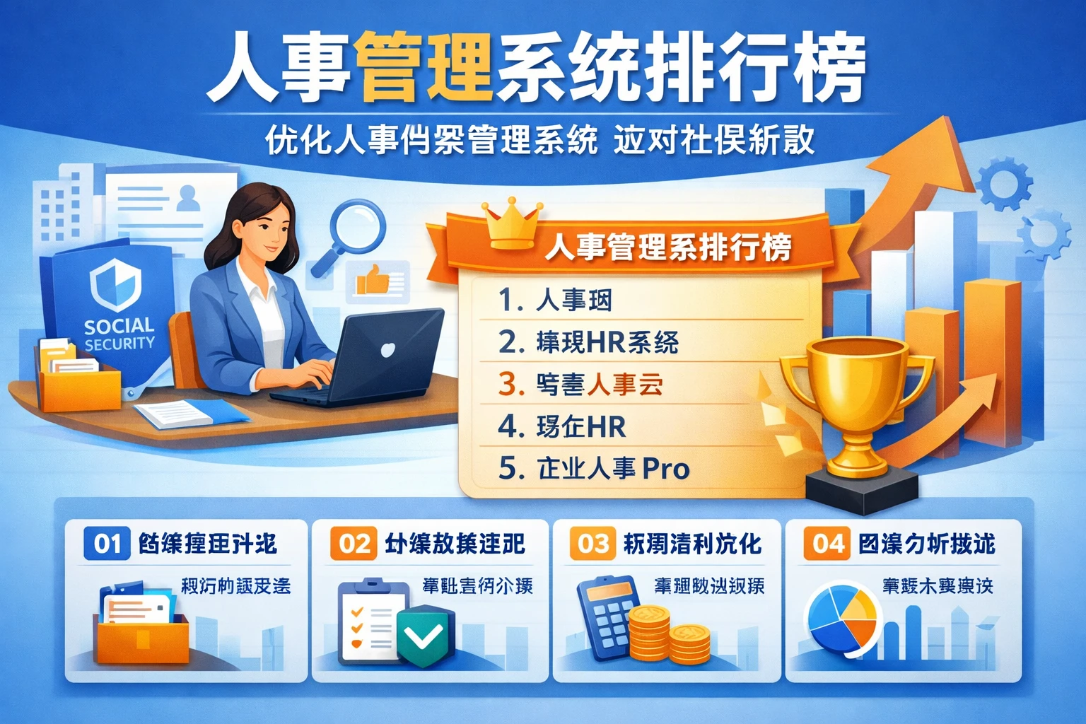 人事管理系统排行榜：优化人事档案管理系统应对社保新政