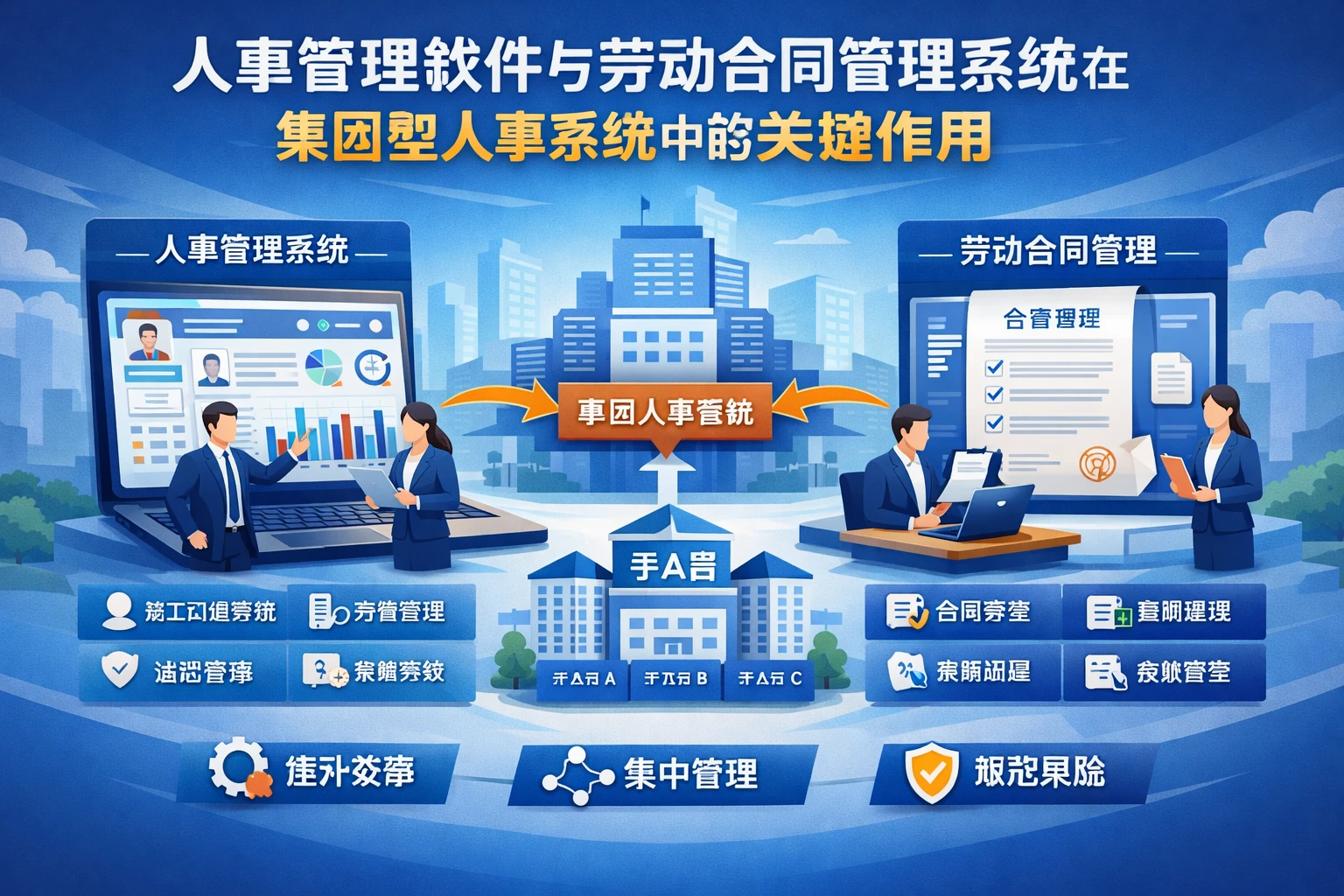 人事管理软件与劳动合同管理系统在集团型人事系统中的关键作用