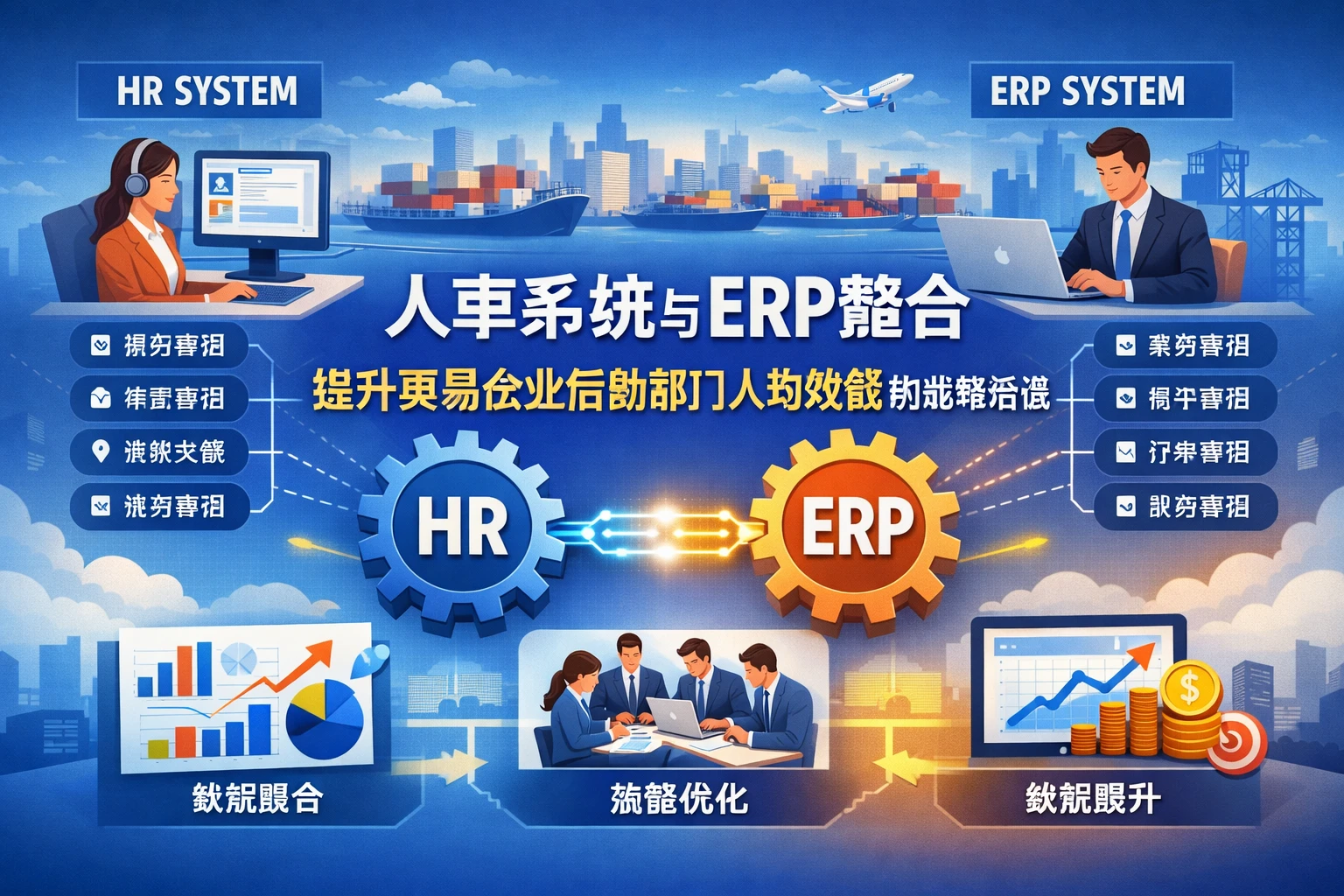 人事系统与ERP整合：提升贸易企业后勤部门人均效能的战略路径