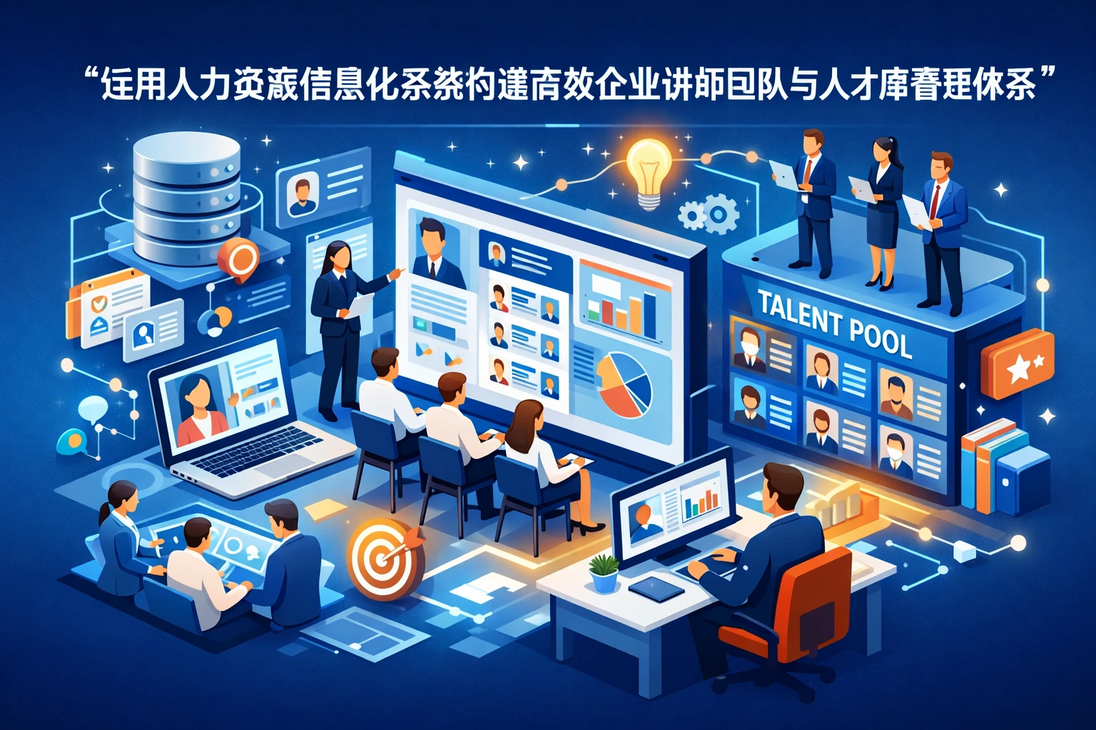 运用人力资源信息化系统构建高效企业讲师团队与人才库管理体系