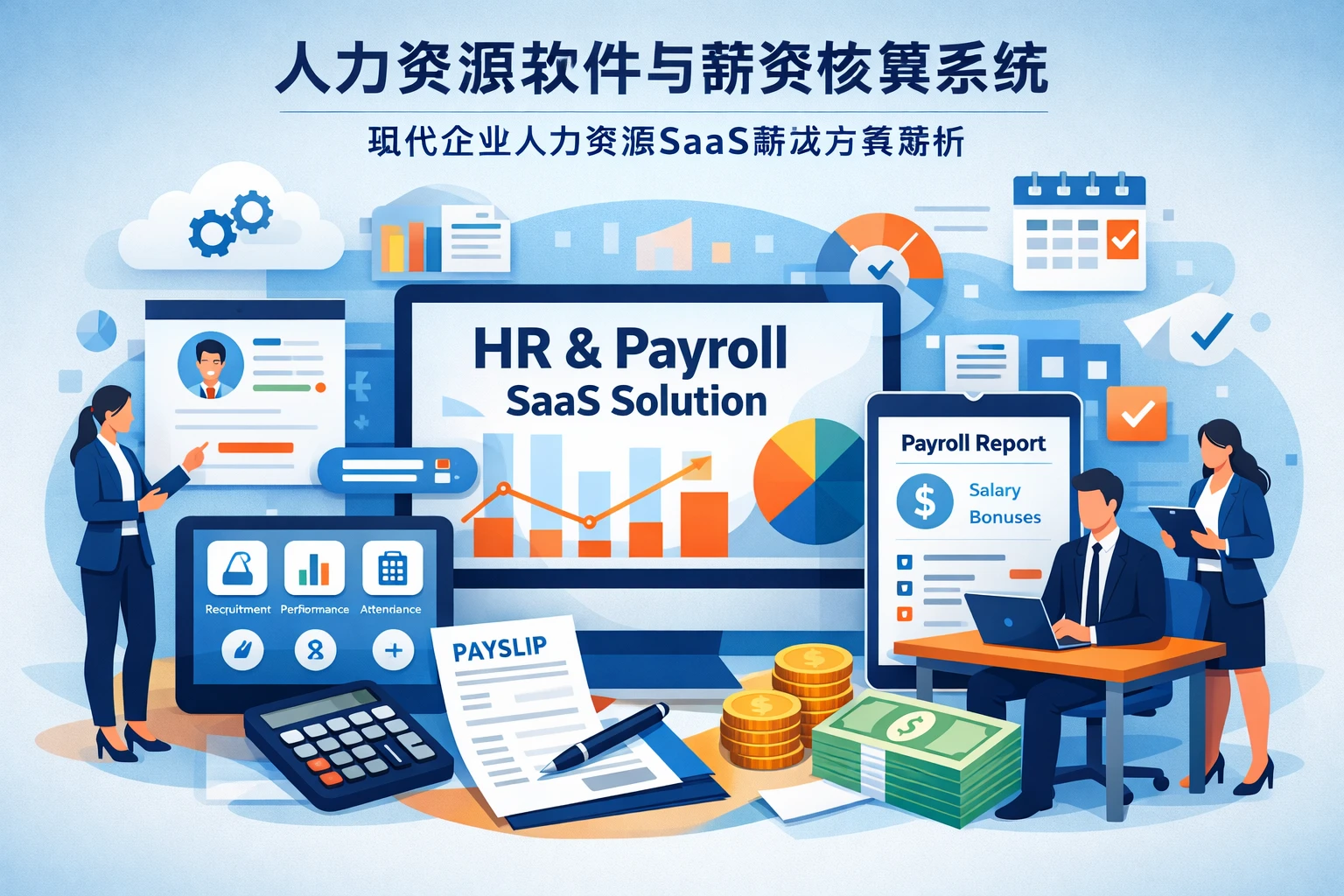 人力资源软件与薪资核算系统：现代企业人力资源SaaS解决方案解析