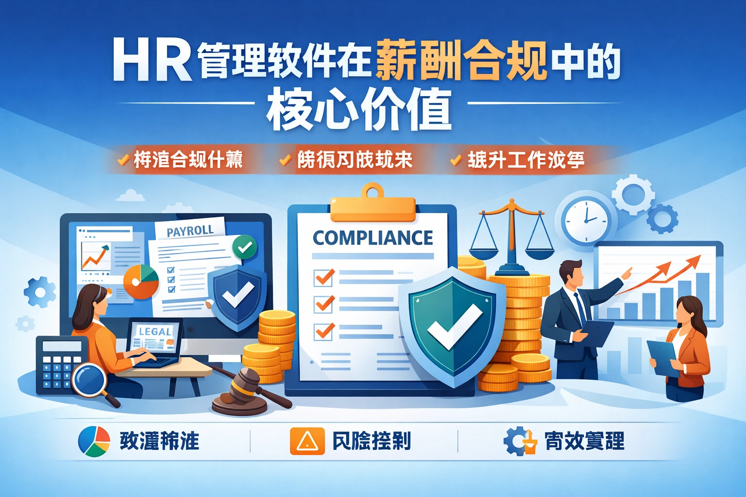 HR管理软件在薪酬合规中的核心价值