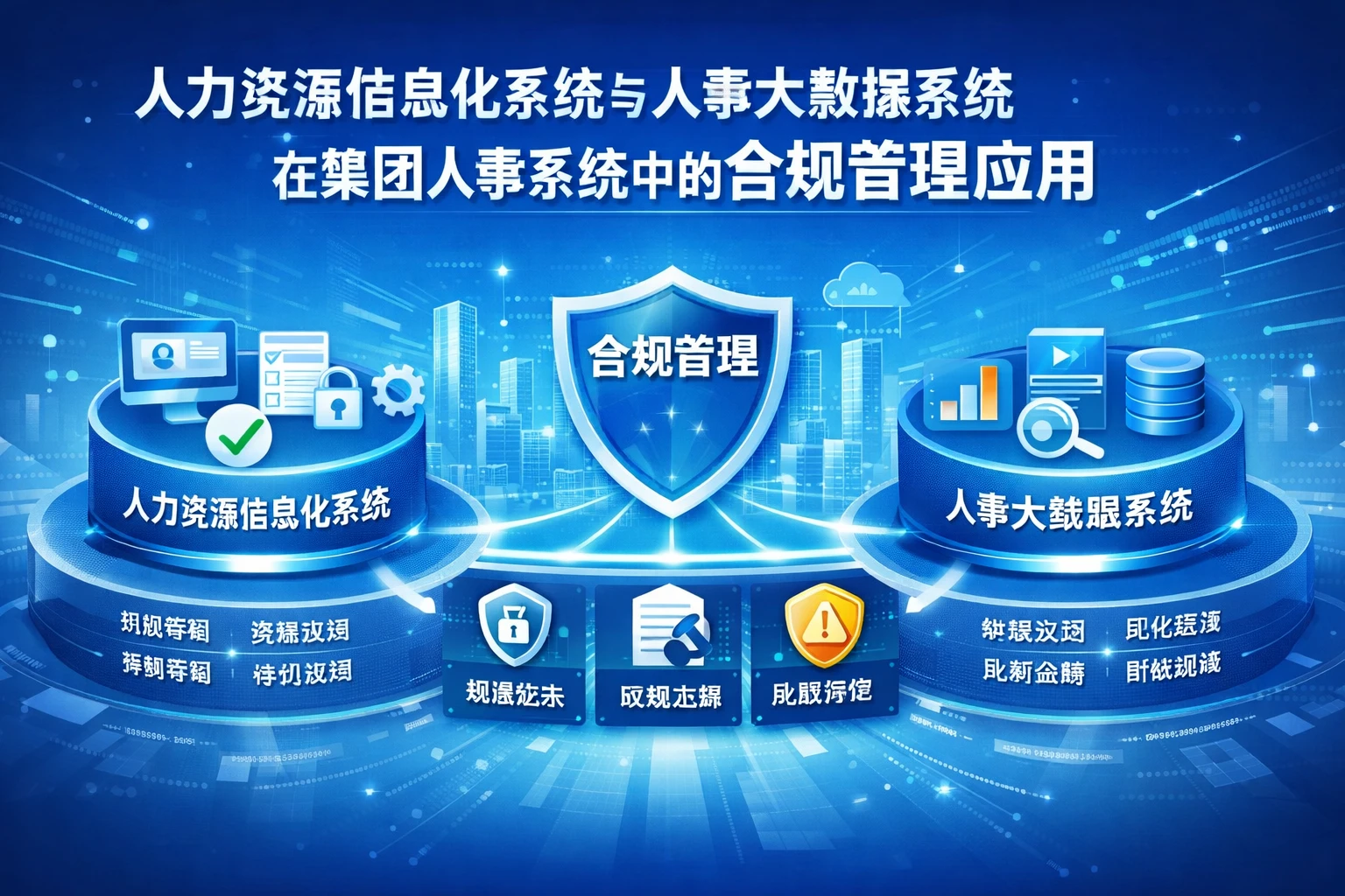 人力资源信息化系统与人事大数据系统在集团人事系统中的合规管理应用