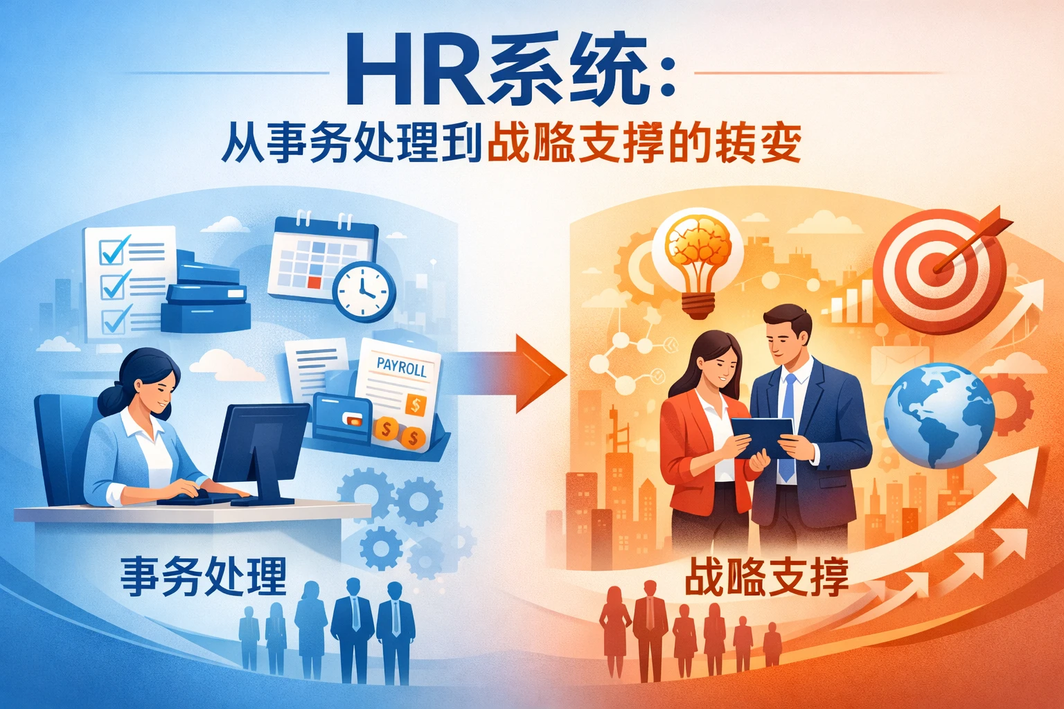 HR系统：从事务处理到战略支撑的转变