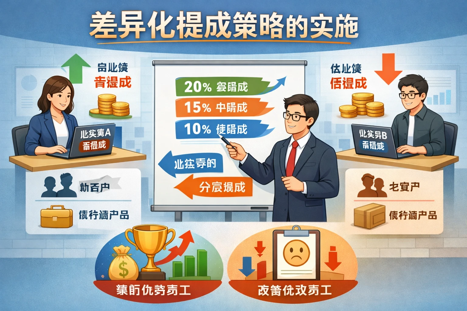 差异化提成策略的实施