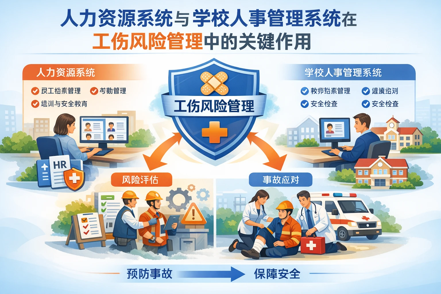 人力资源系统与学校人事管理系统在工伤风险管理中的关键作用