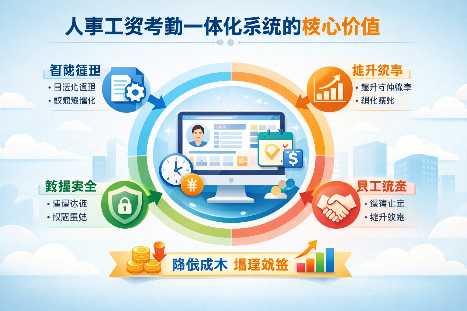 人事工资考勤一体化系统的核心价值