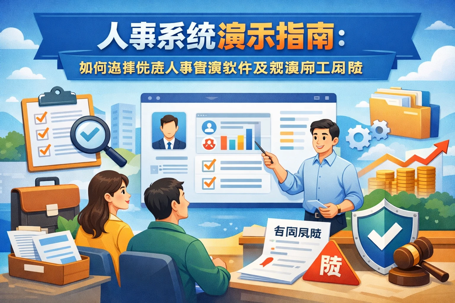人事系统演示指南:如何选择优质人事管理软件及规避用工风险