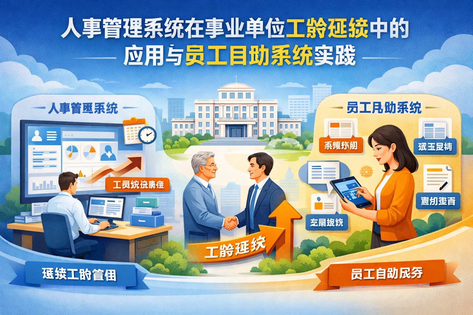 人事管理系统在事业单位工龄延续中的应用与员工自助系统实践