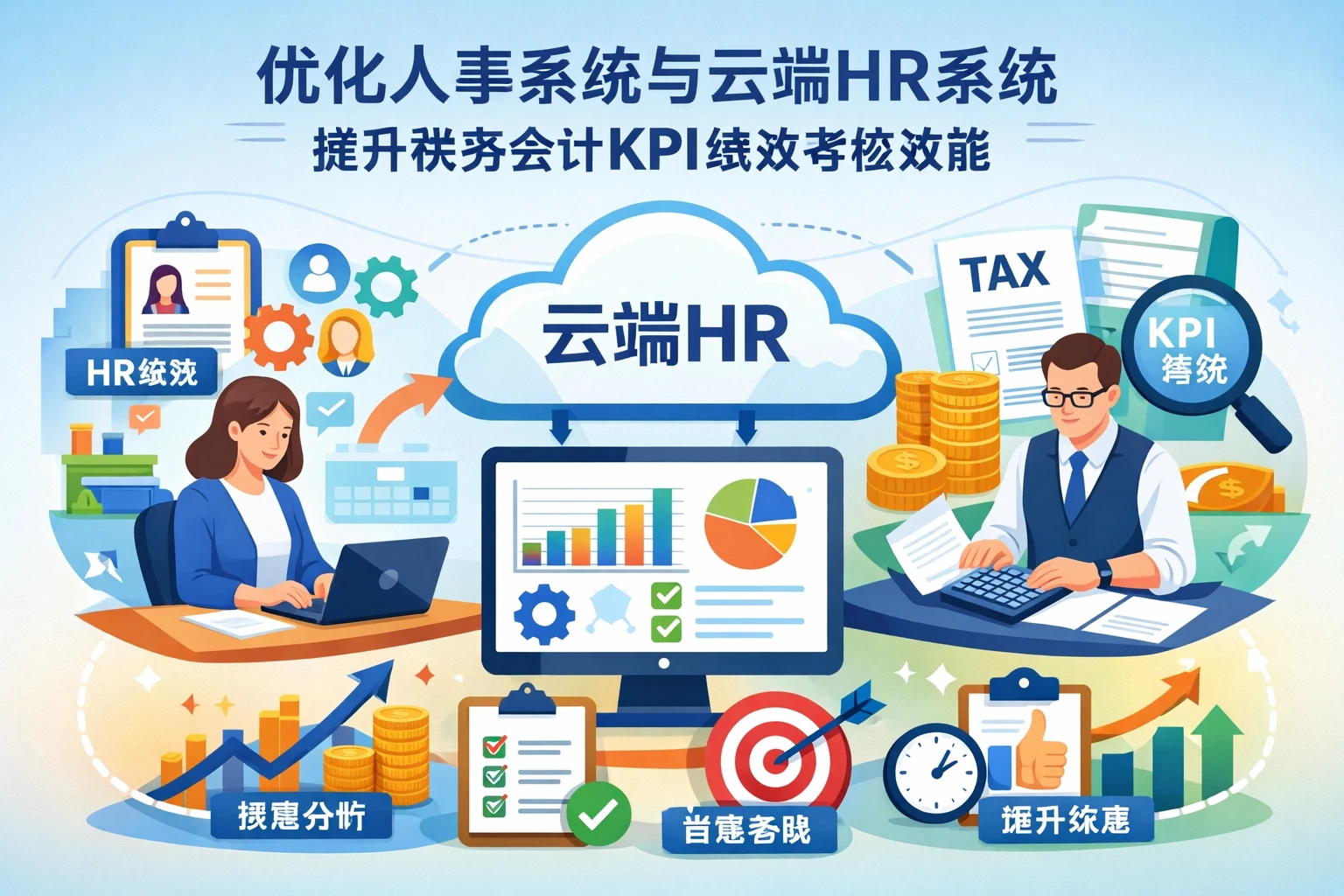 优化人事系统与云端HR系统：提升税务会计KPI绩效考核效能
