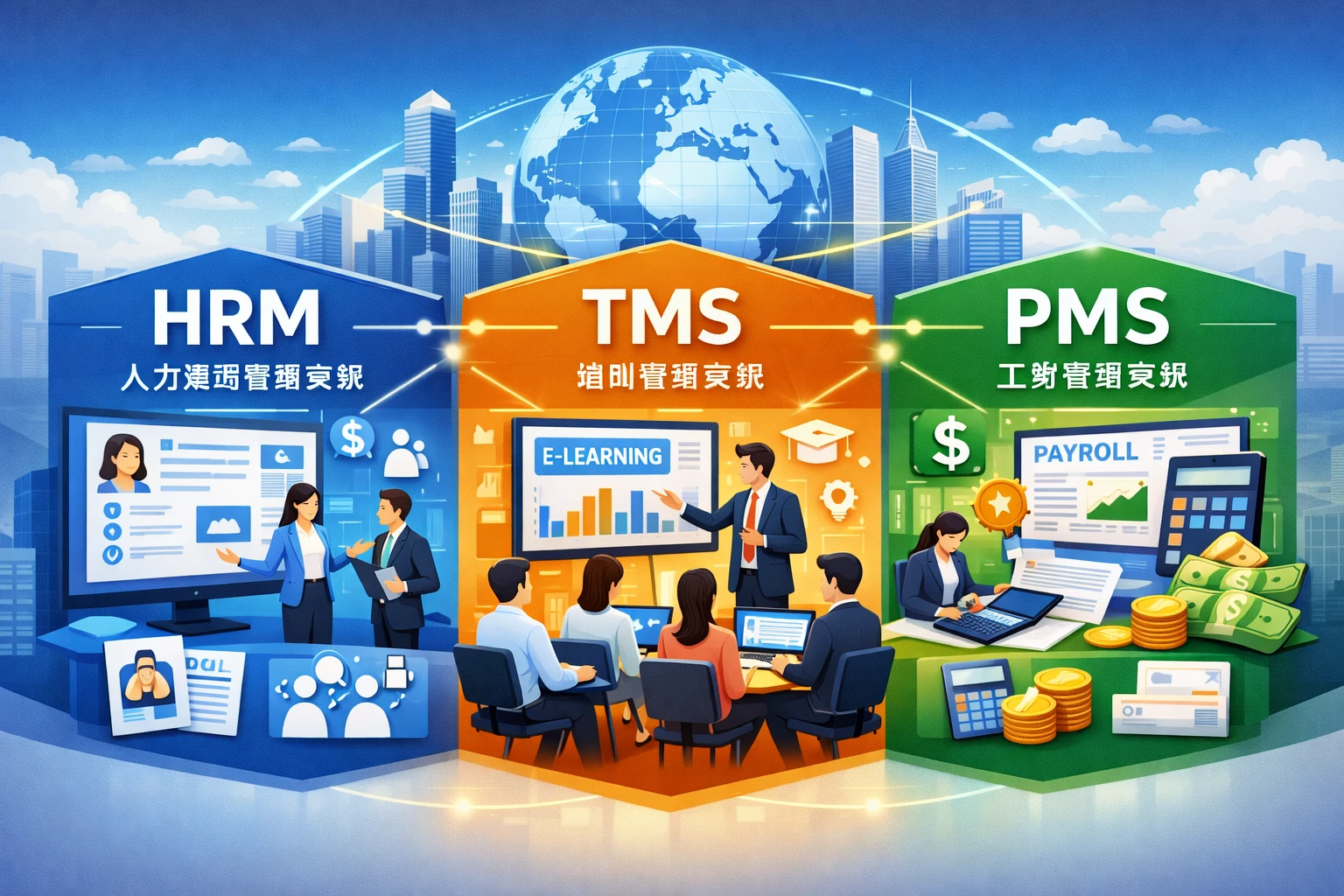 人力资源管理系统、培训管理系统与工资管理系统在现代企业中的关键作用