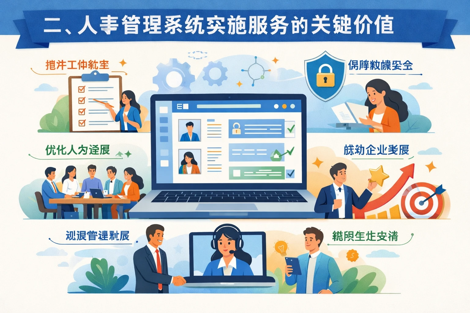 二、人事管理系统实施服务的关键价值