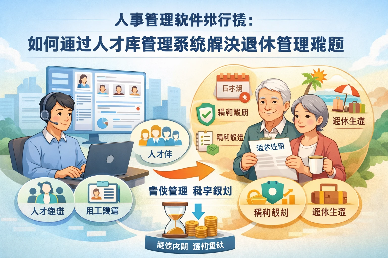 人事管理软件排行榜：如何通过人才库管理系统解决退休管理难题