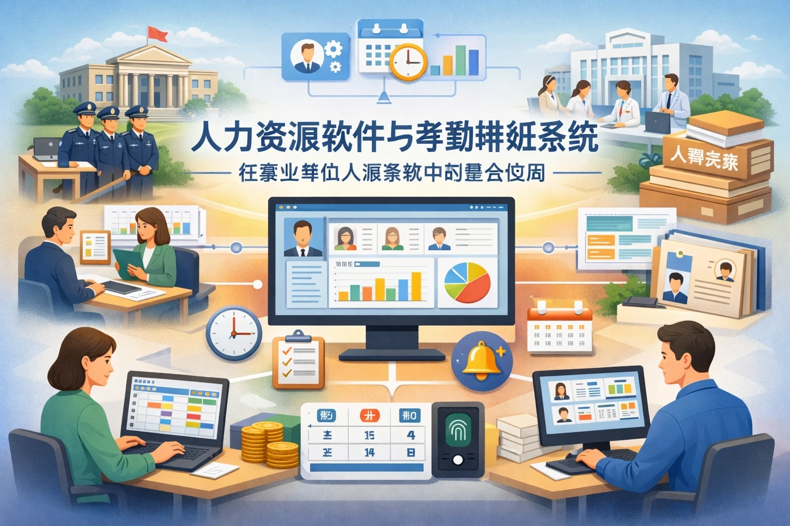 人力资源软件与考勤排班系统在事业单位人事系统中的整合应用