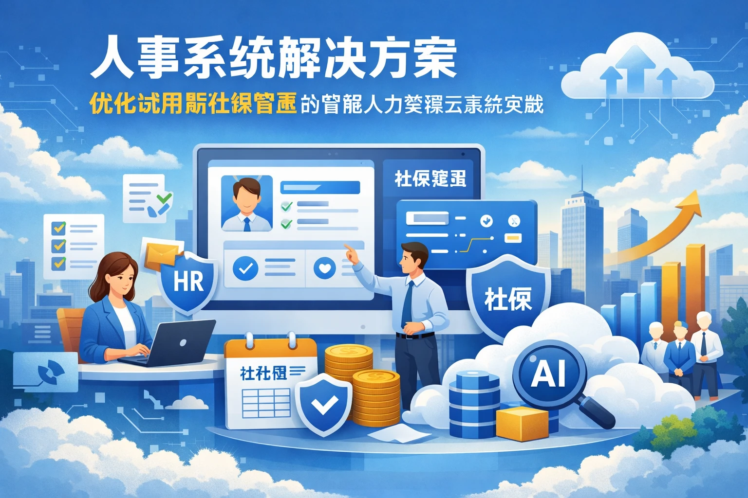 人事系统解决方案:优化试用期社保管理的智能人力资源云系统实践