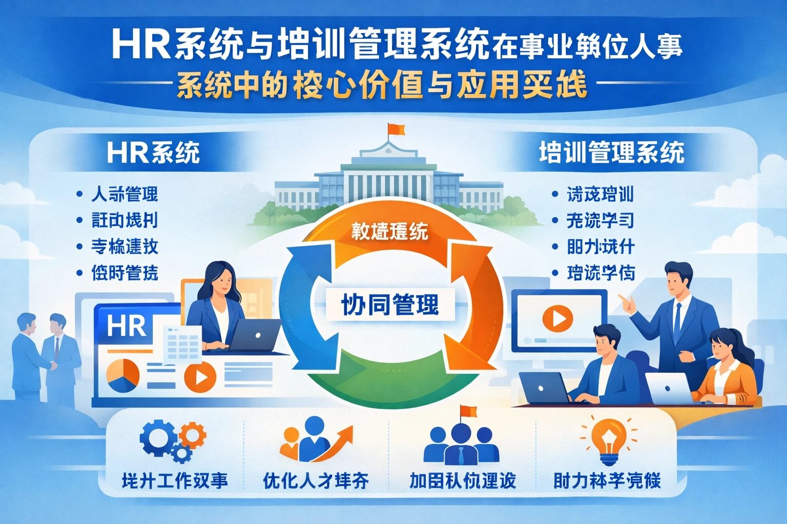 HR系统与培训管理系统在事业单位人事系统中的核心价值与应用实践