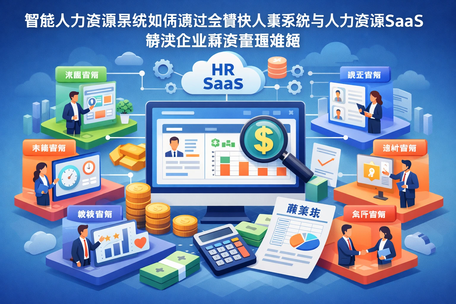 智能人力资源系统如何通过全模块人事系统与人力资源SaaS解决企业薪资管理难题