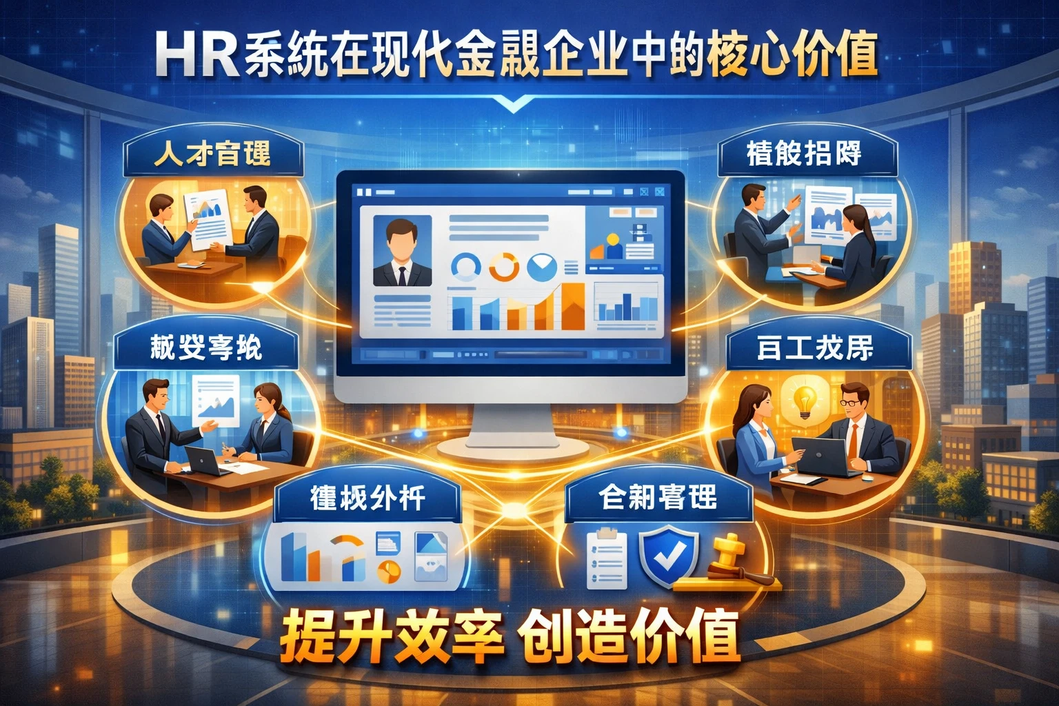 HR系统在现代金融企业中的核心价值