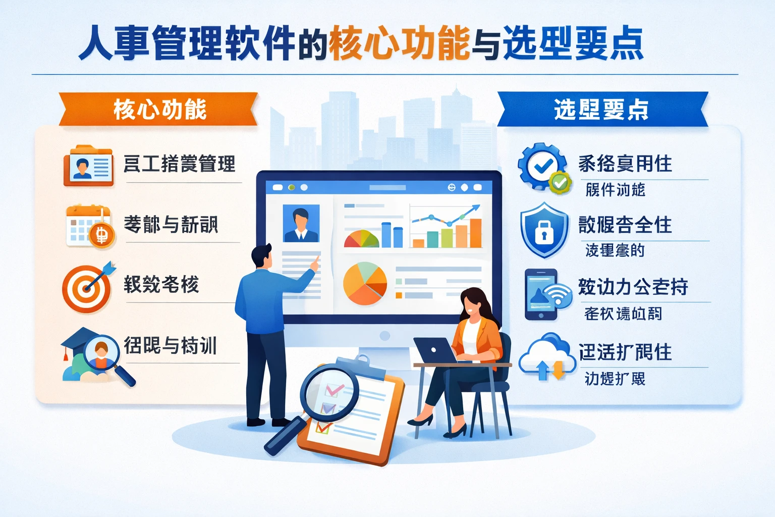 人事管理软件的核心功能与选型要点
