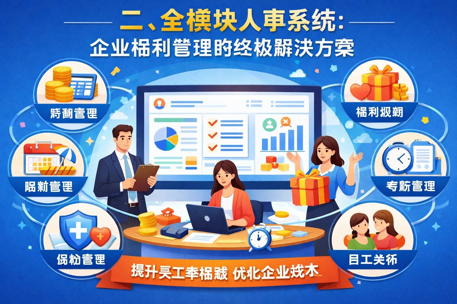 二、全模块人事系统：企业福利管理的终极解决方案