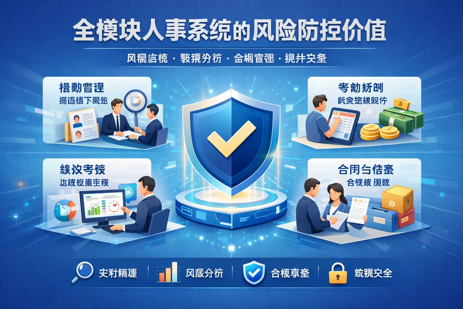 全模块人事系统的风险防控价值