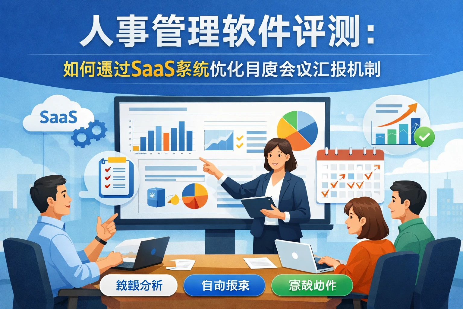 人事管理软件评测：如何通过SaaS系统优化月度会议汇报机制