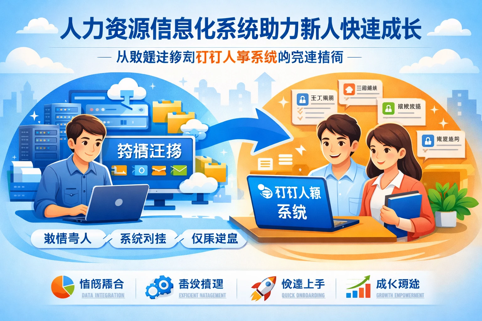 人力资源信息化系统助力新人快速成长：从数据迁移到钉钉人事系统的完整指南