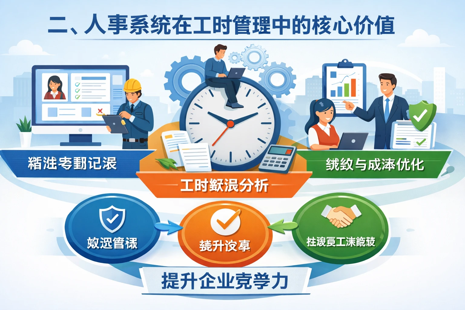 二、人事系统在工时管理中的核心价值