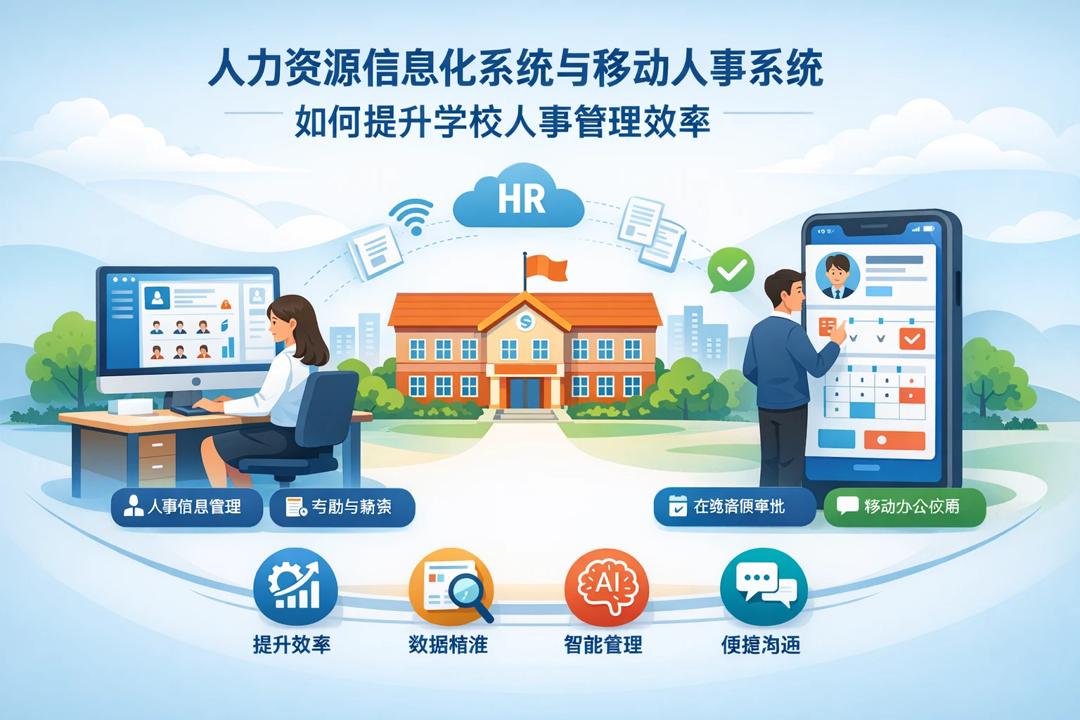 人力资源信息化系统与移动人事系统如何提升学校人事管理效率
