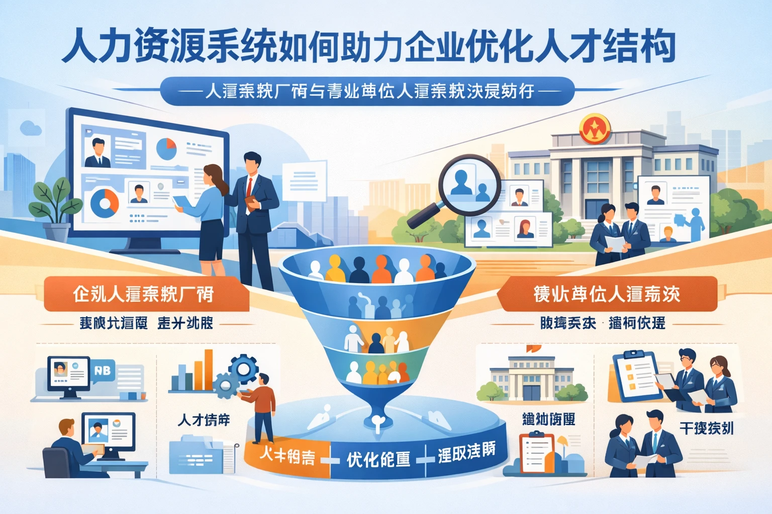 人力资源系统如何助力企业优化人才结构——人事系统厂商与事业单位人事系统深度解析