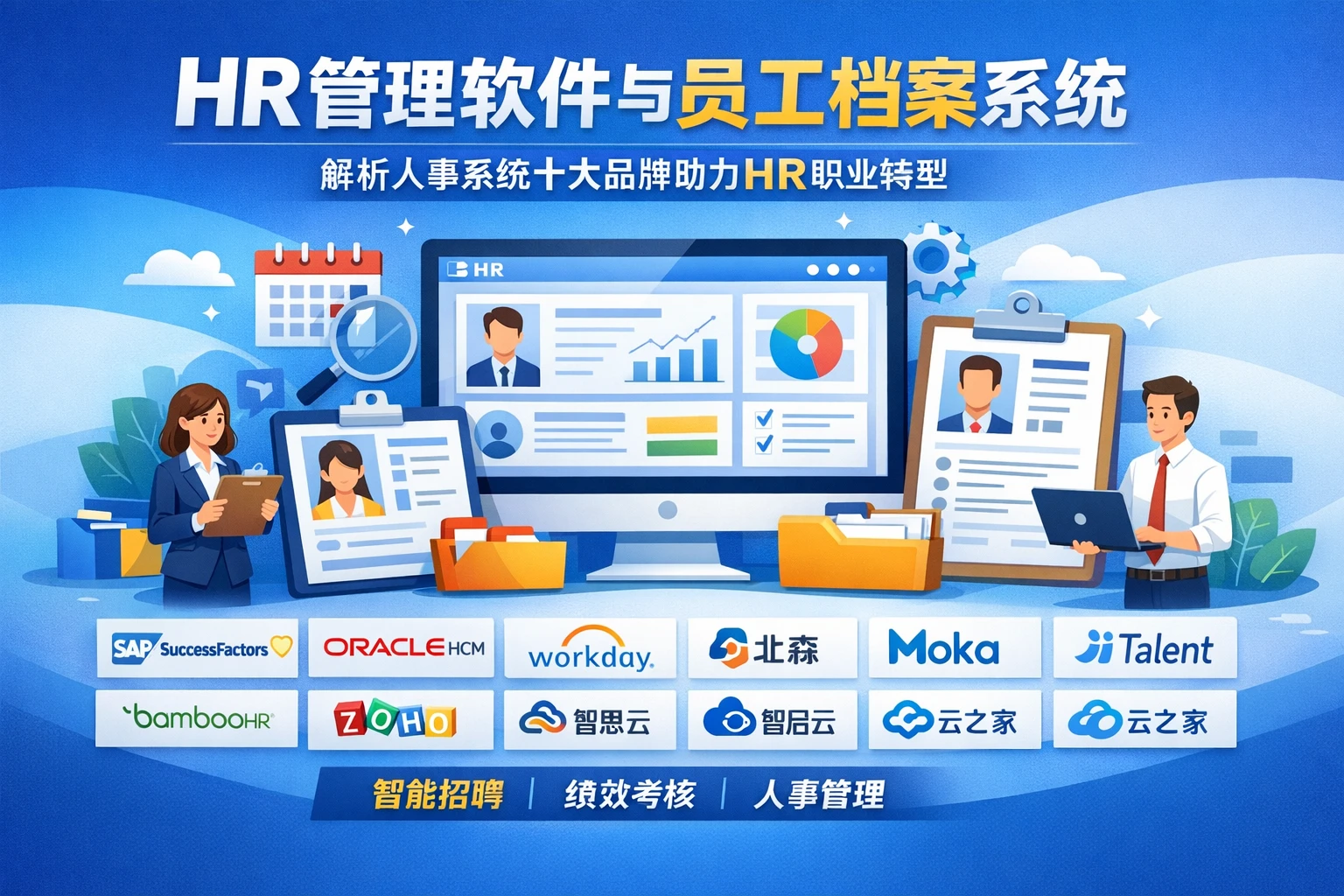 HR管理软件与员工档案系统：解析人事系统十大品牌助力HR职业转型