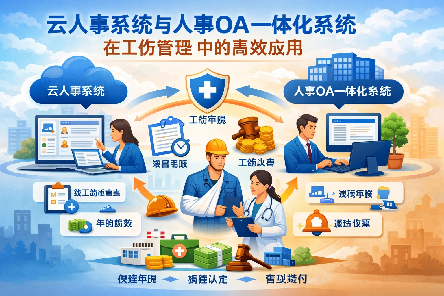 云人事系统与人事OA一体化系统在工伤管理中的高效应用